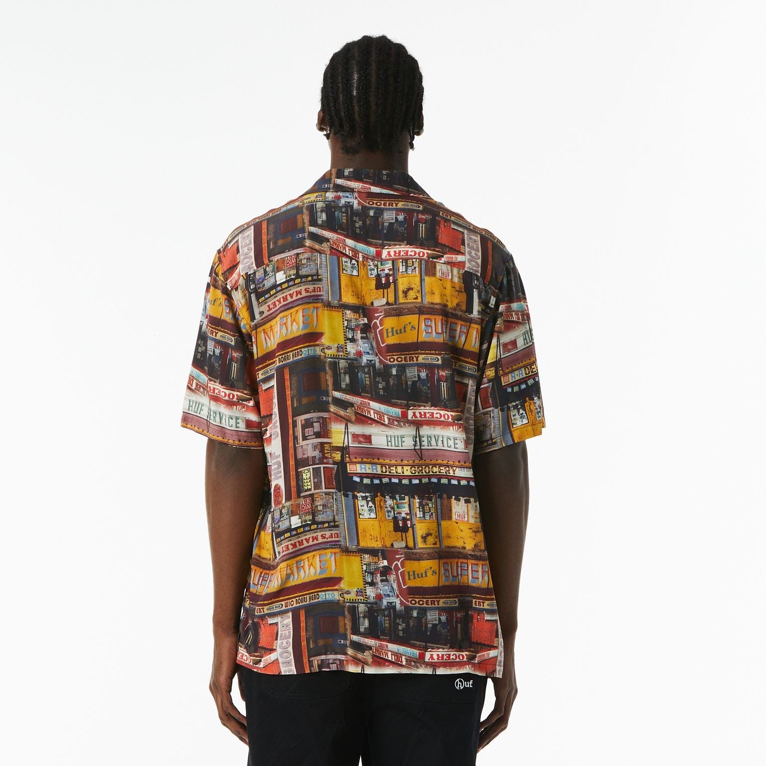 huf camicie CORNER STORE S S RESORT SHIRT