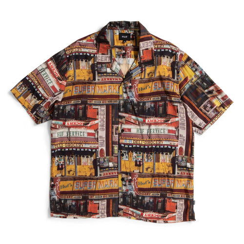 camicie huf CORNER STORE S S RESORT SHIRT
