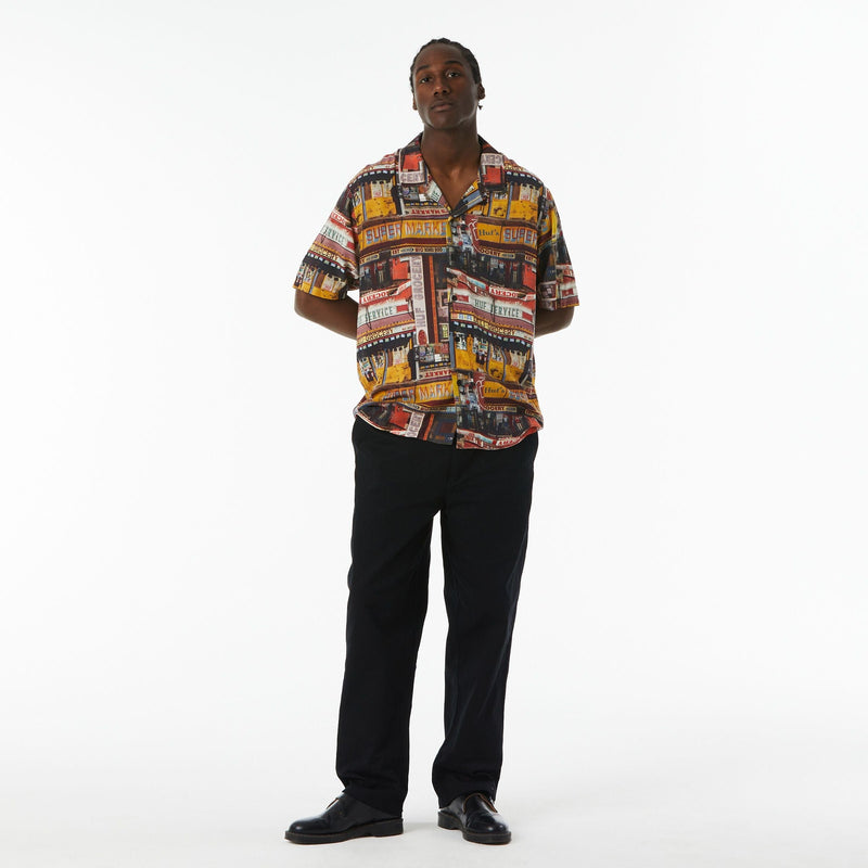 huf camicie CORNER STORE S S RESORT SHIRT