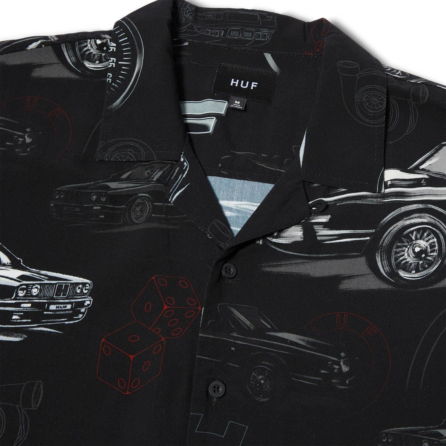 huf camicie DROP TOP S S RESORT SHIRT