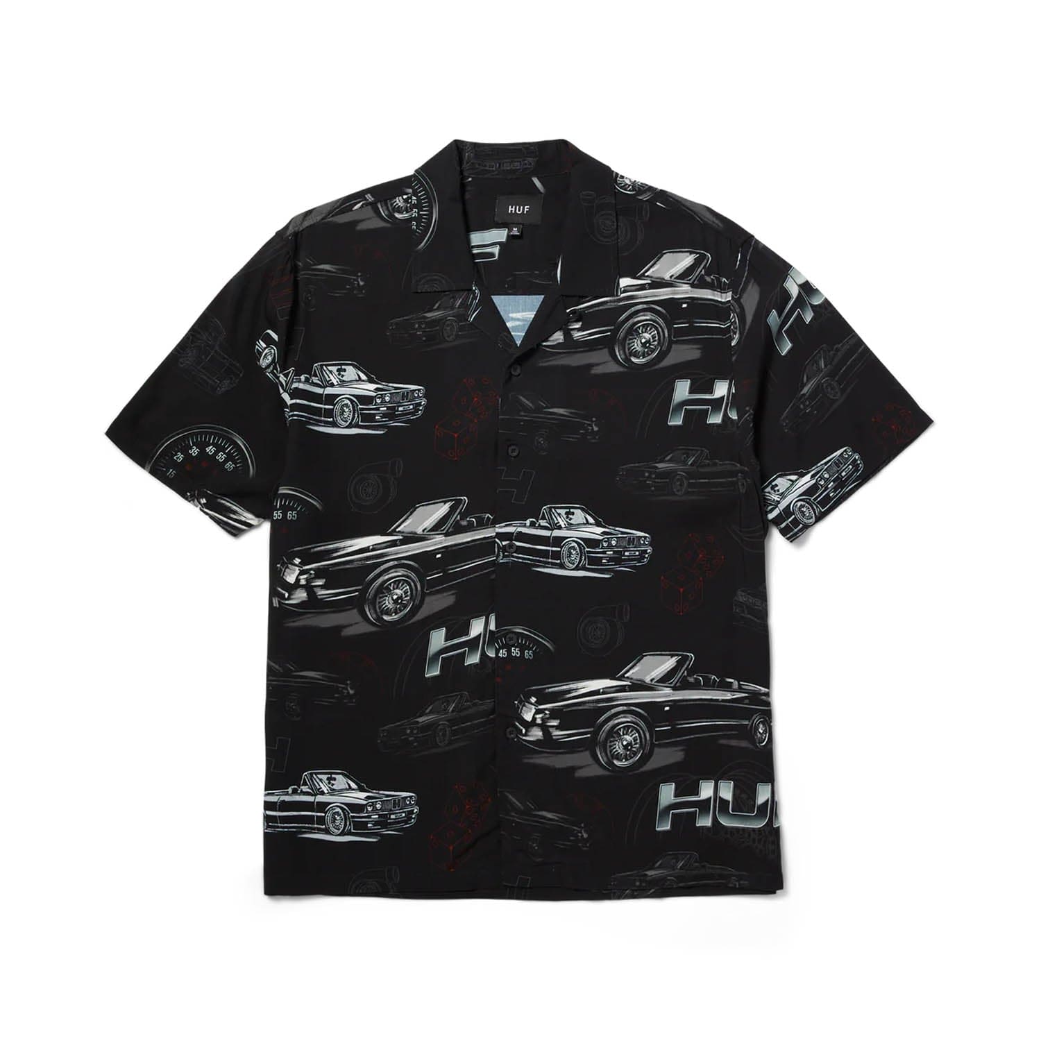 huf camicie DROP TOP S S RESORT SHIRT