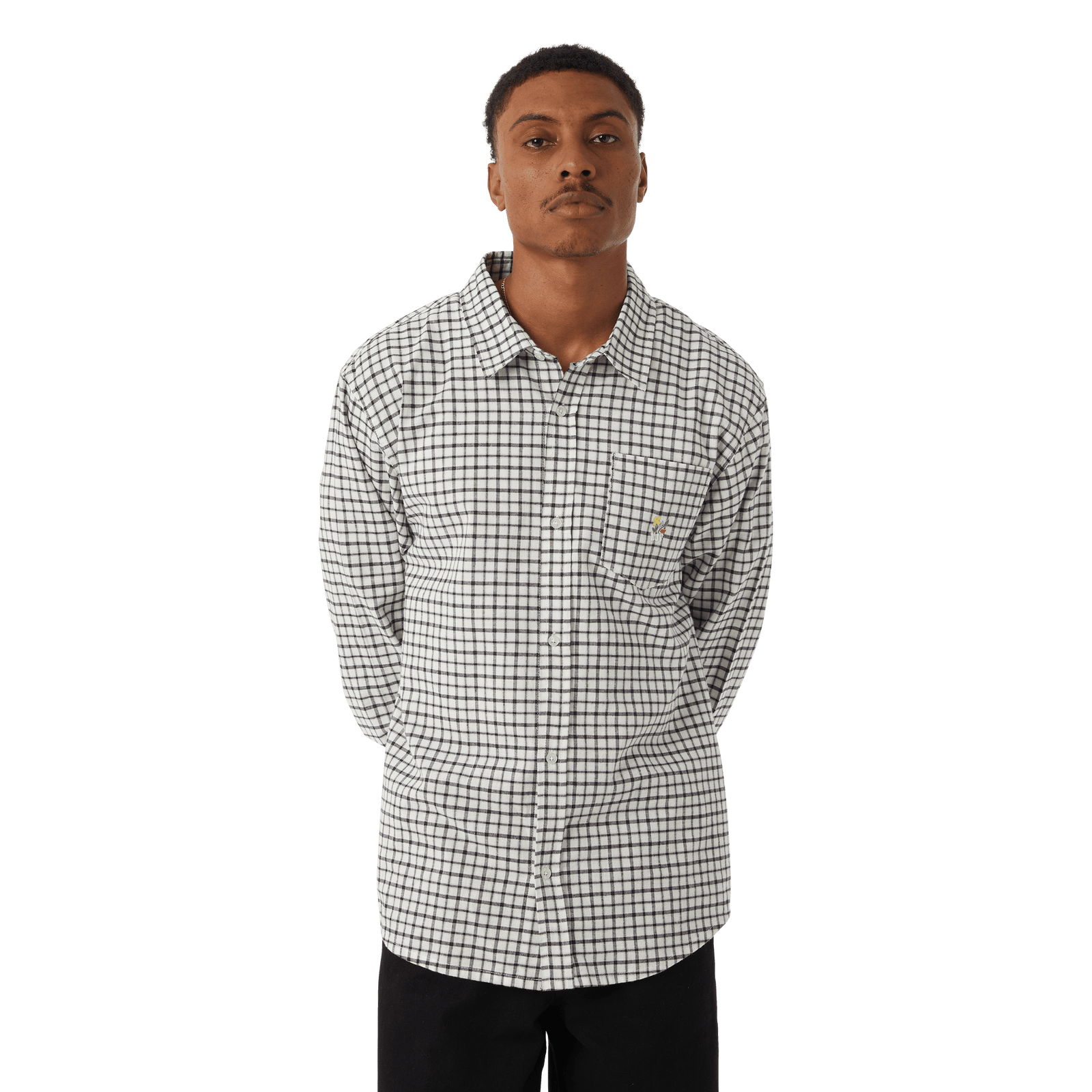 huf camicie Echo Oxford Plaid Shirt