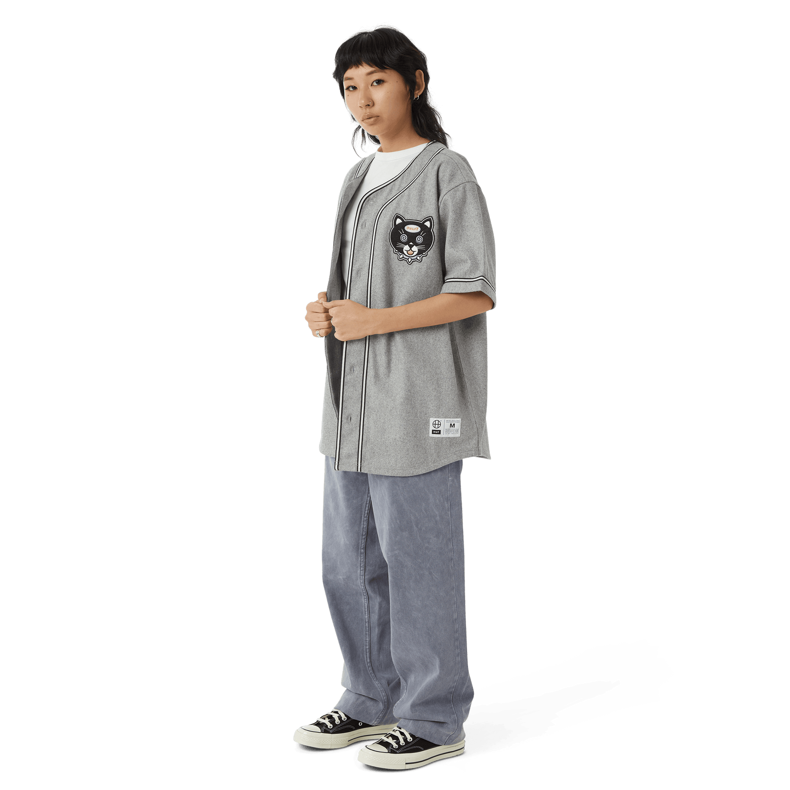 huf camicie GATO BASEBALL JERSEY