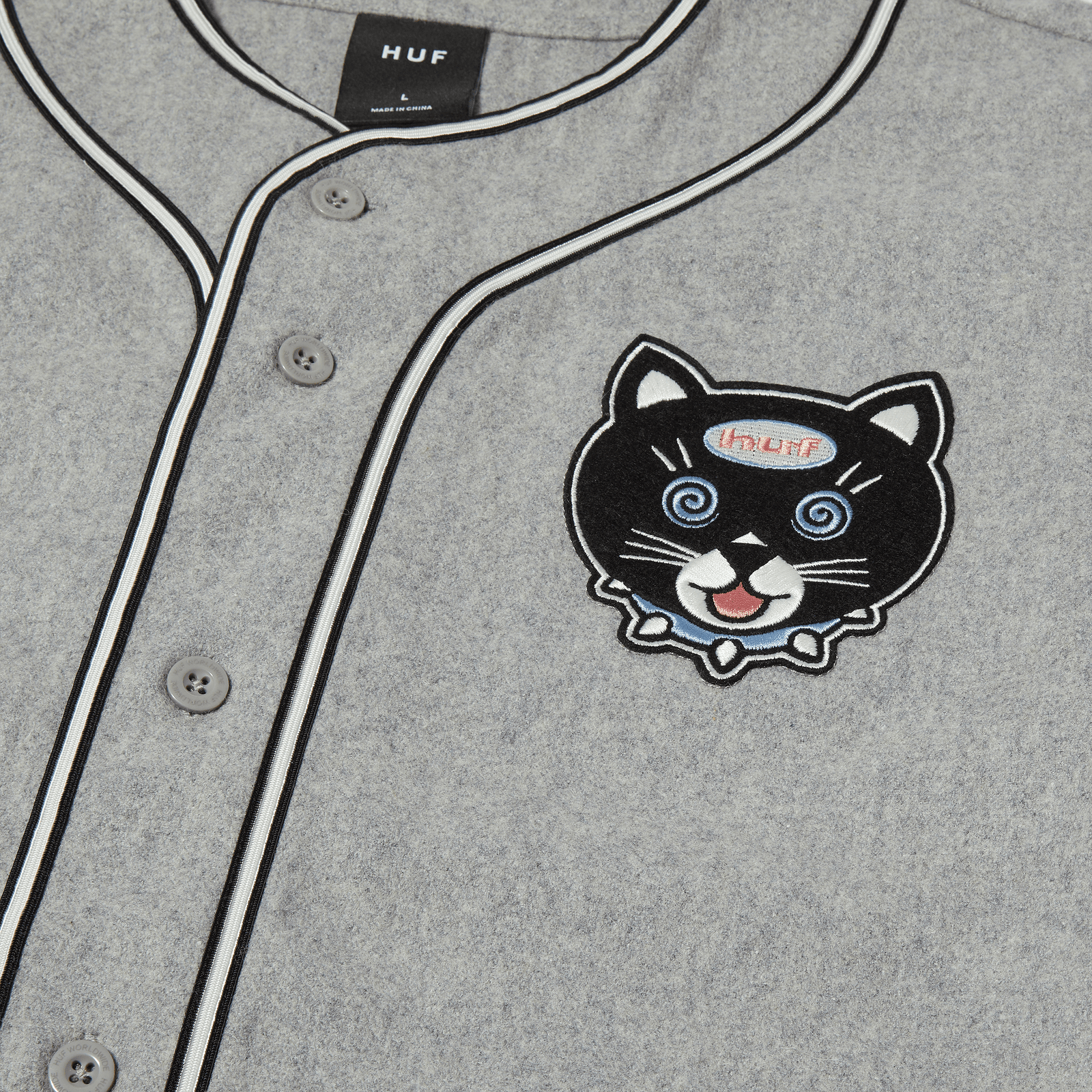 huf camicie GATO BASEBALL JERSEY