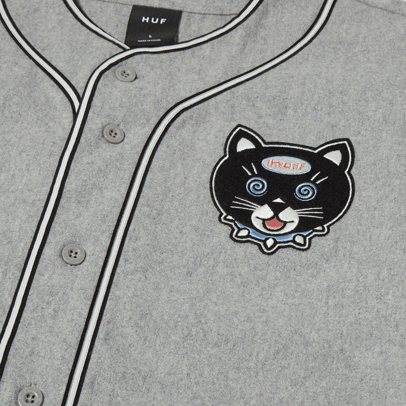 huf camicie GATO BASEBALL JERSEY