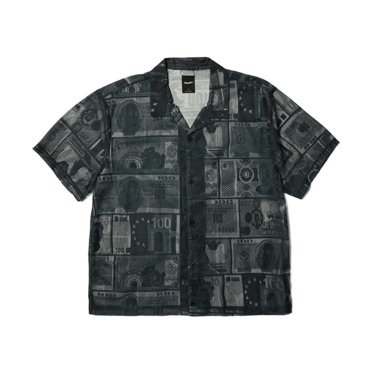 huf camicie Global Currency S S Lace Shirt