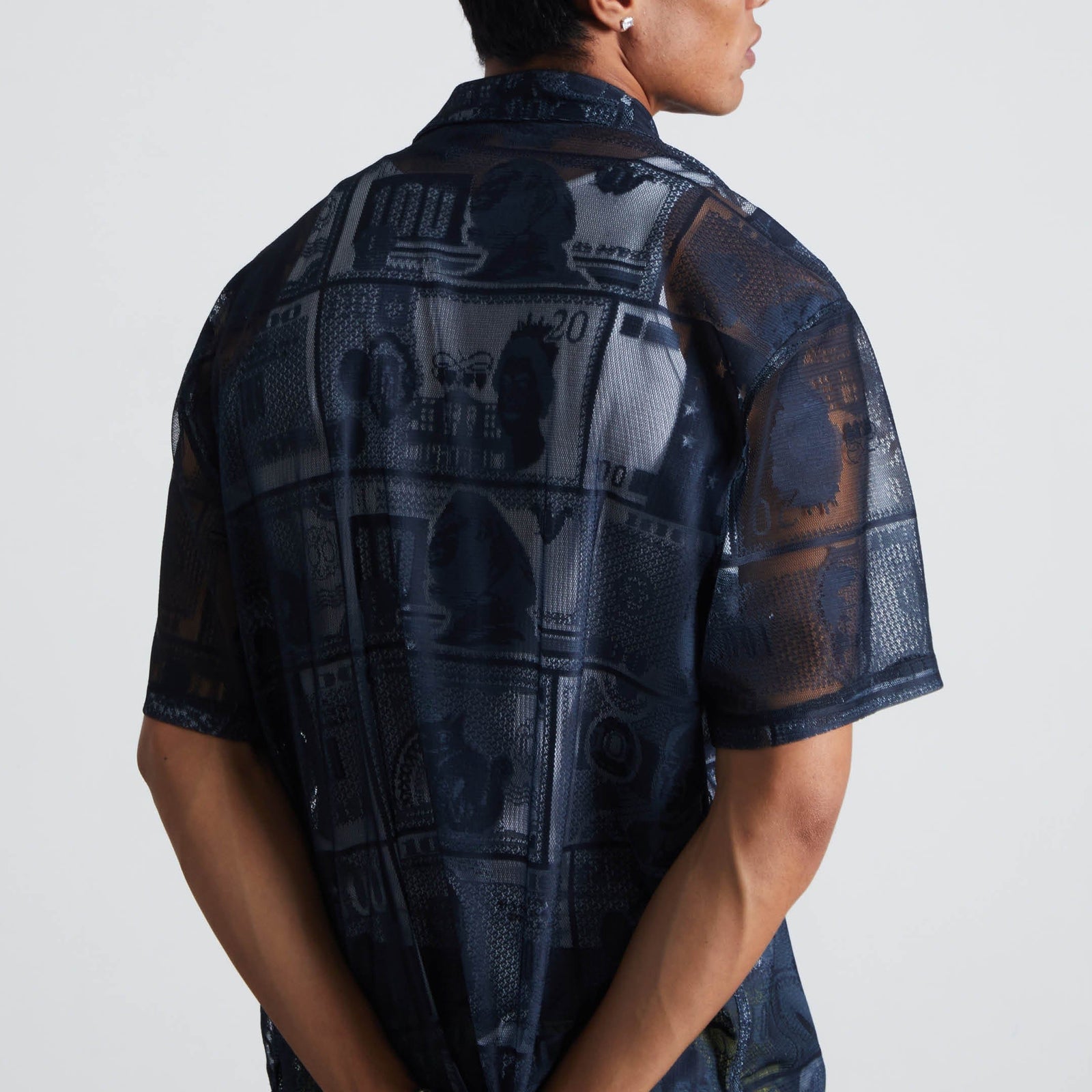 huf camicie Global Currency S S Lace Shirt