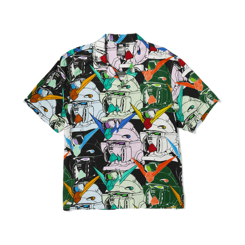 camicie huf GUNDAM HEADS S S RESORT SHIRT