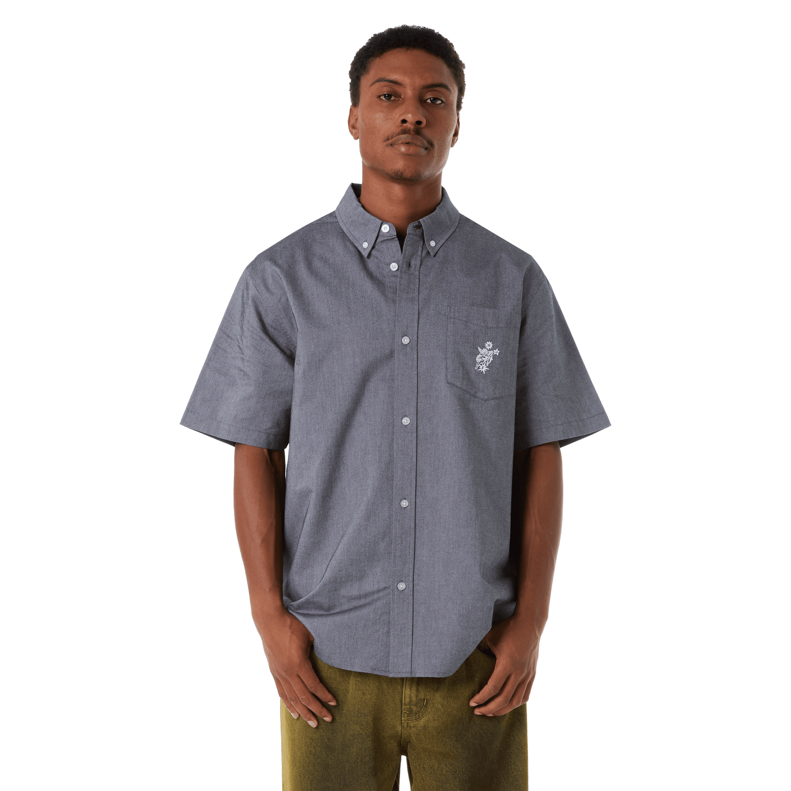 huf camicie Icarus S S Oxford Shirt
