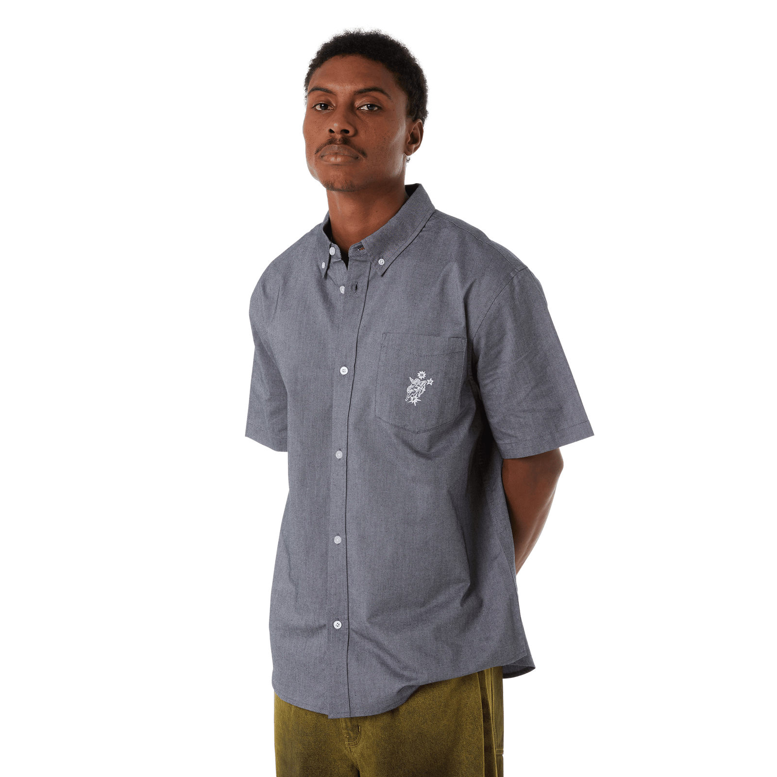 huf camicie Icarus S S Oxford Shirt