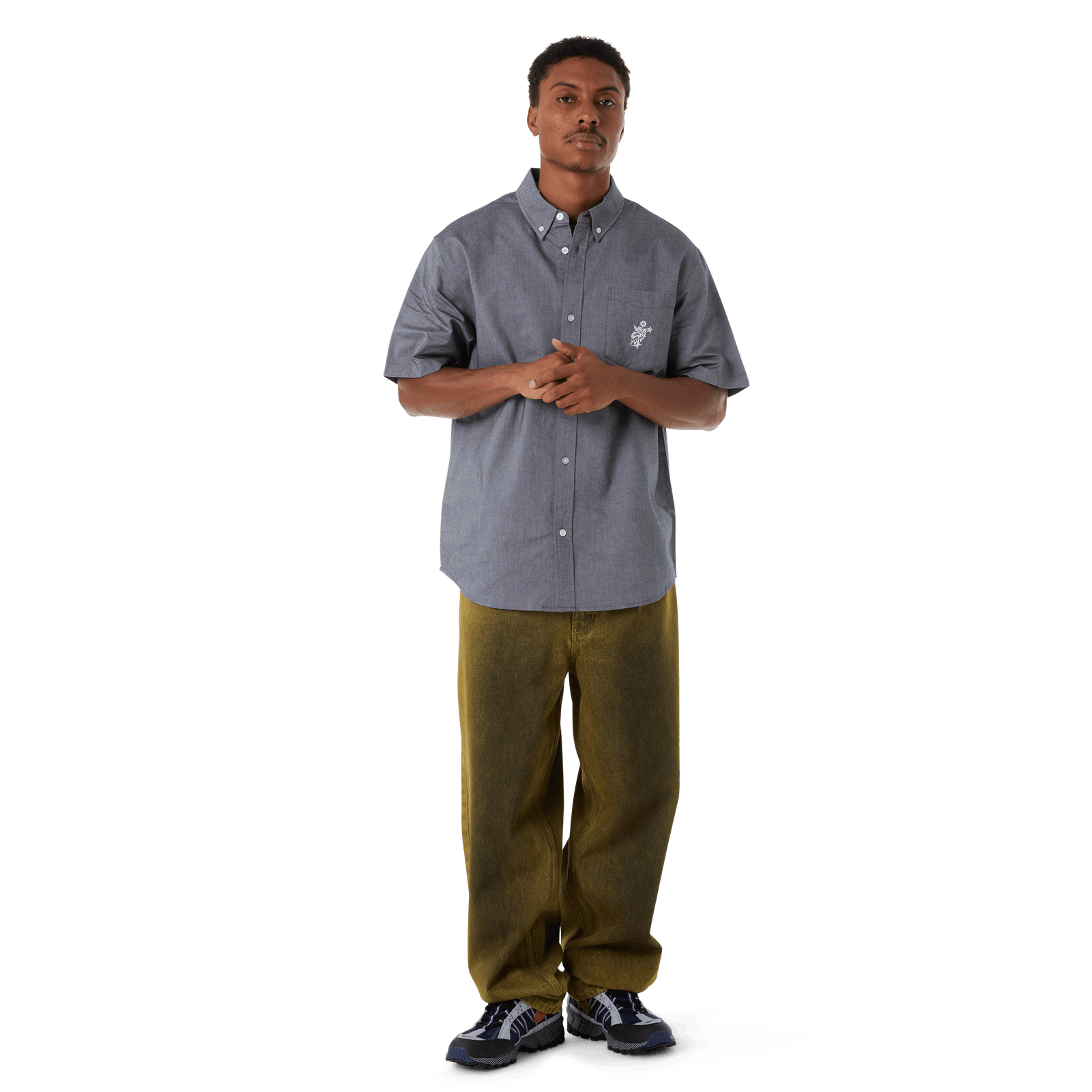 huf camicie Icarus S S Oxford Shirt