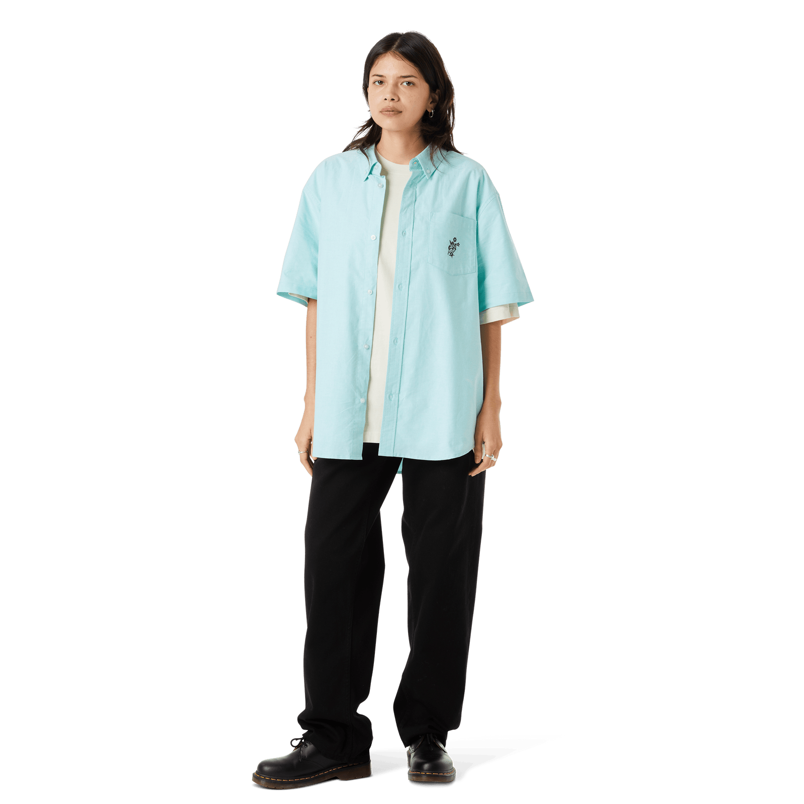 huf camicie Icarus S S Oxford Shirt