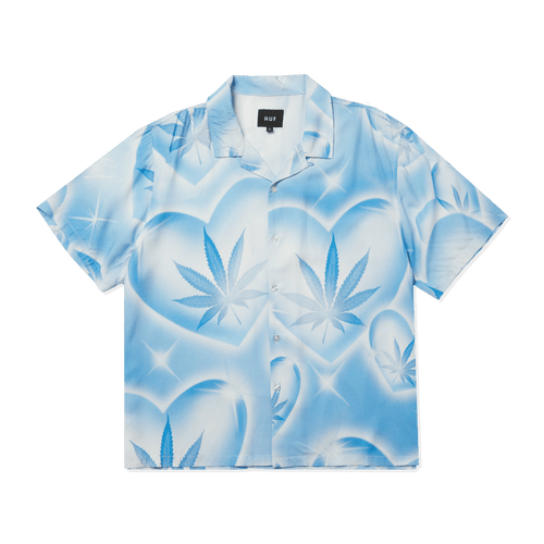 camicie huf LOVE IN THE AIR S S RESORT SHIRT