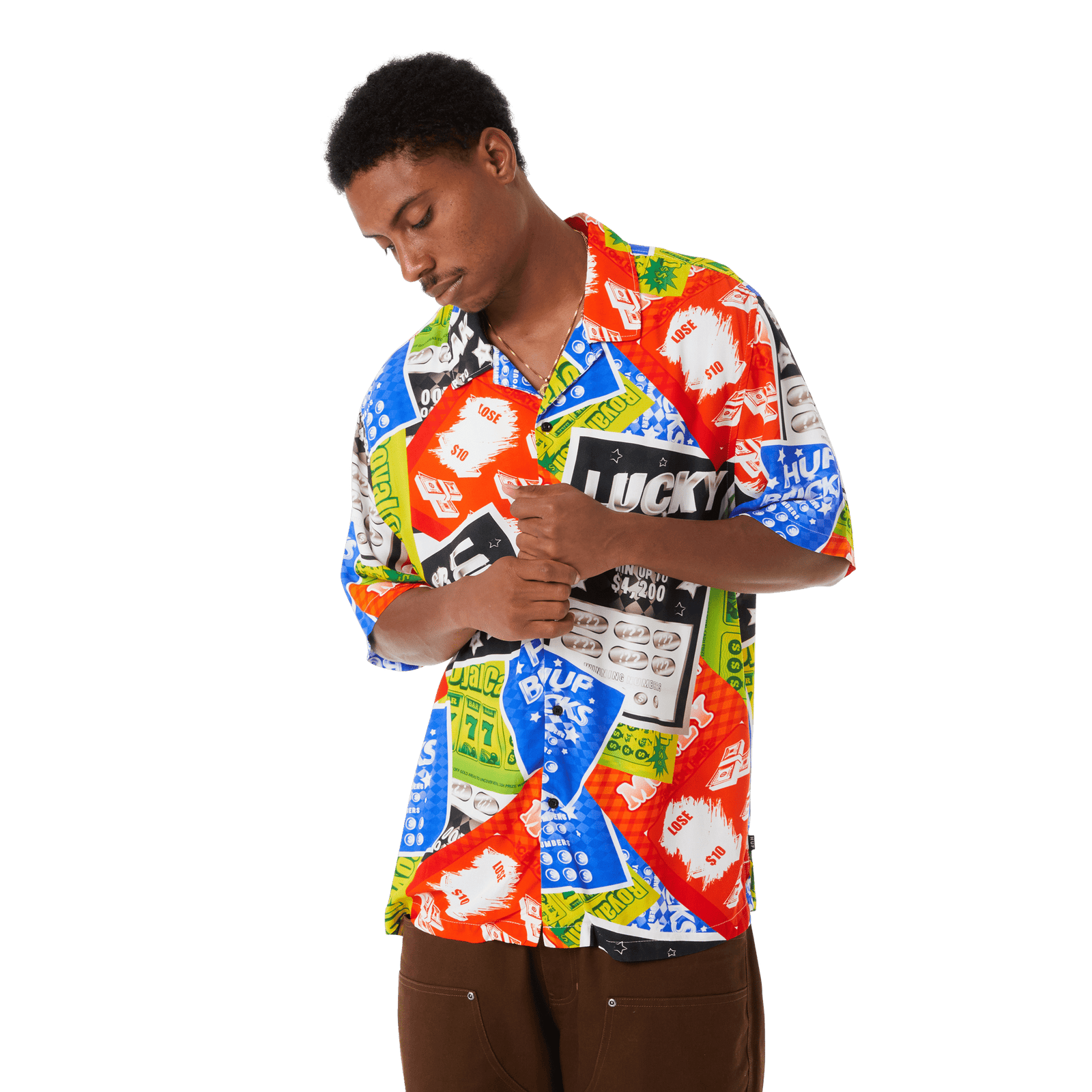 huf camicie Lucky S S Resort Shirt