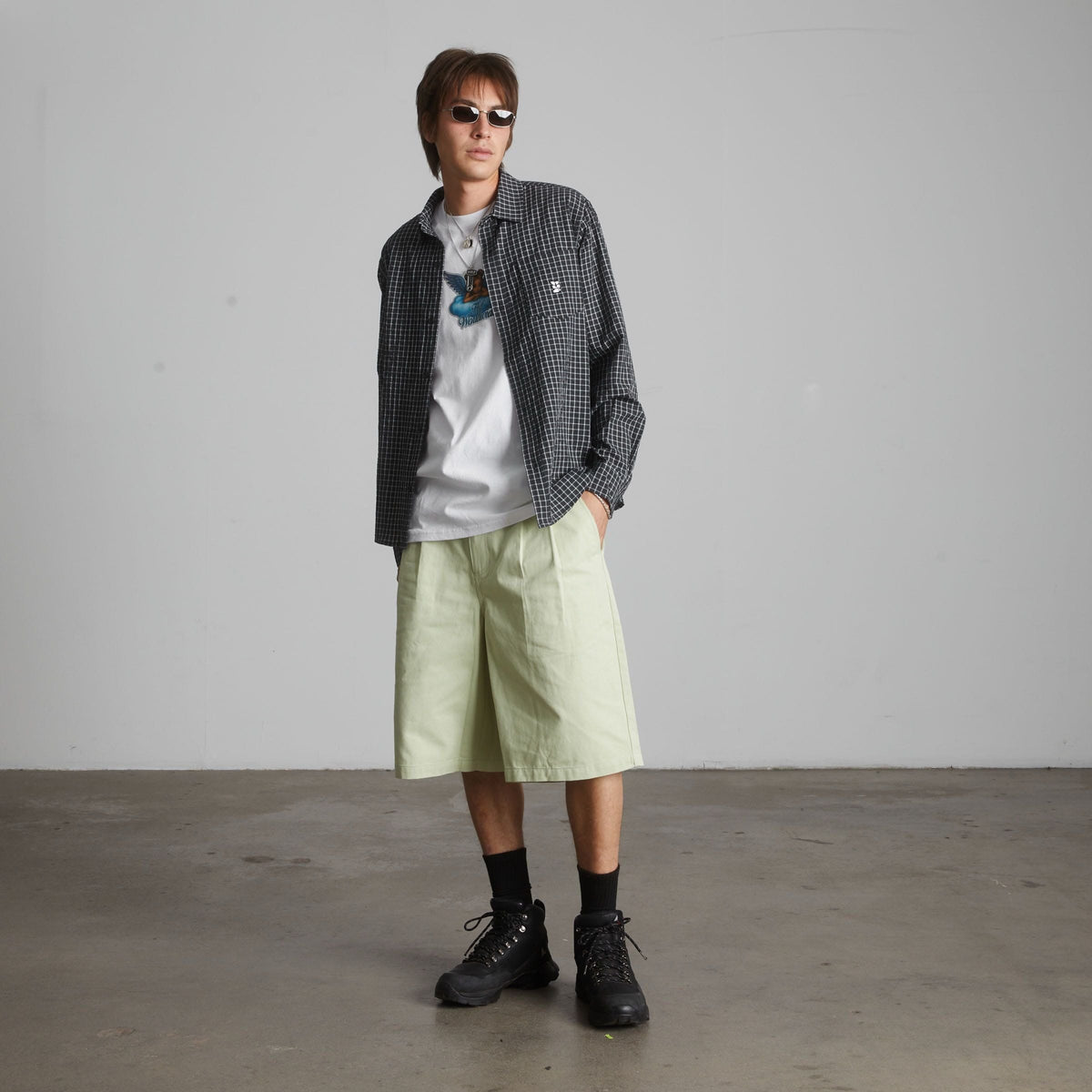 huf camicie Megablast Ls Woven Top