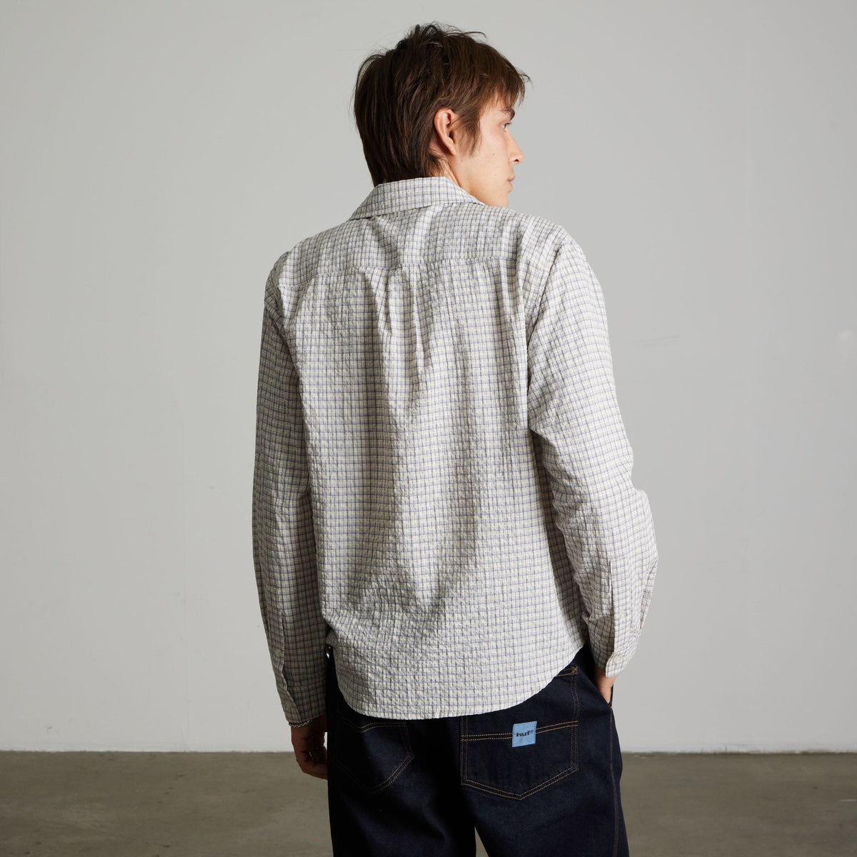 huf camicie Megablast Ls Woven Top