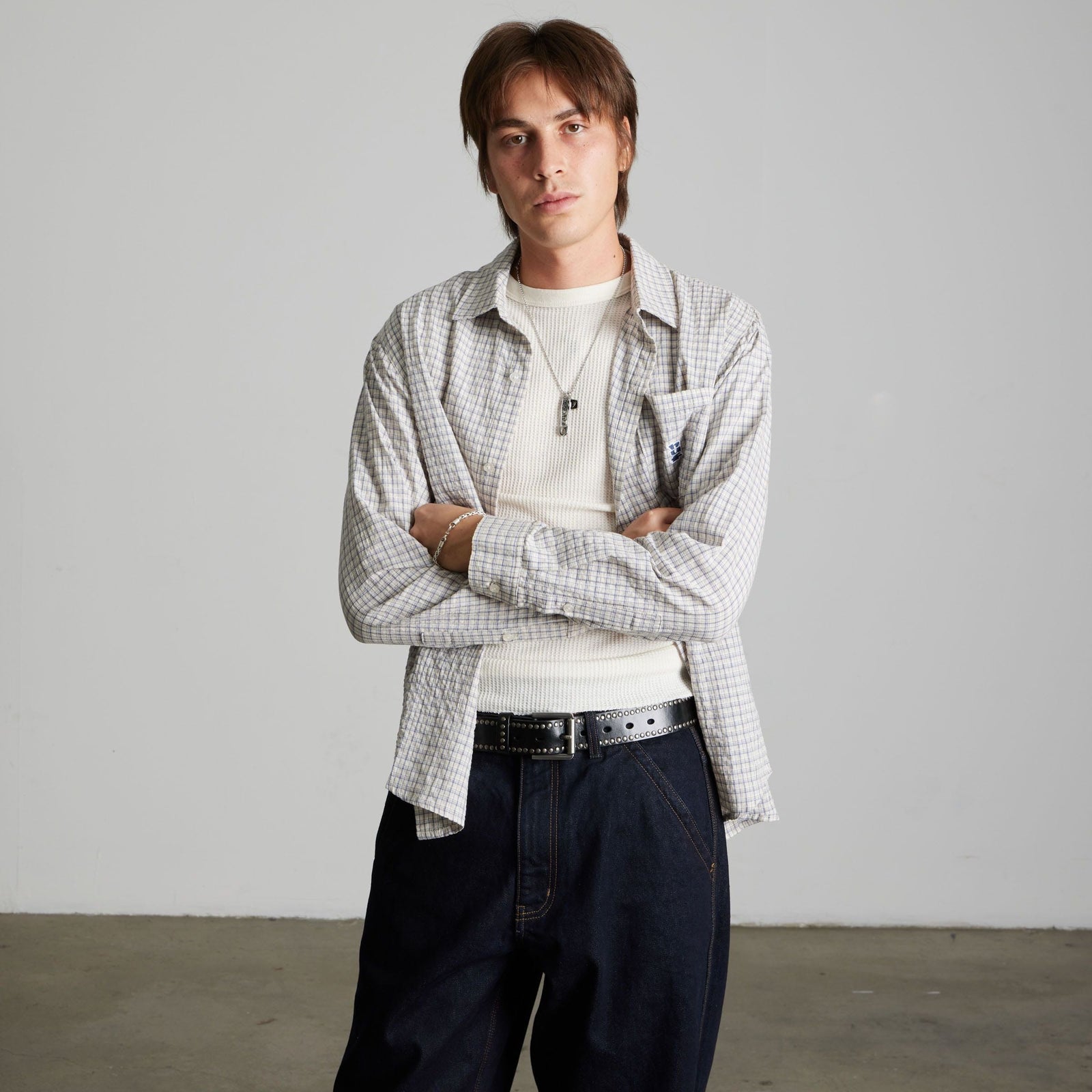 huf camicie Megablast Ls Woven Top