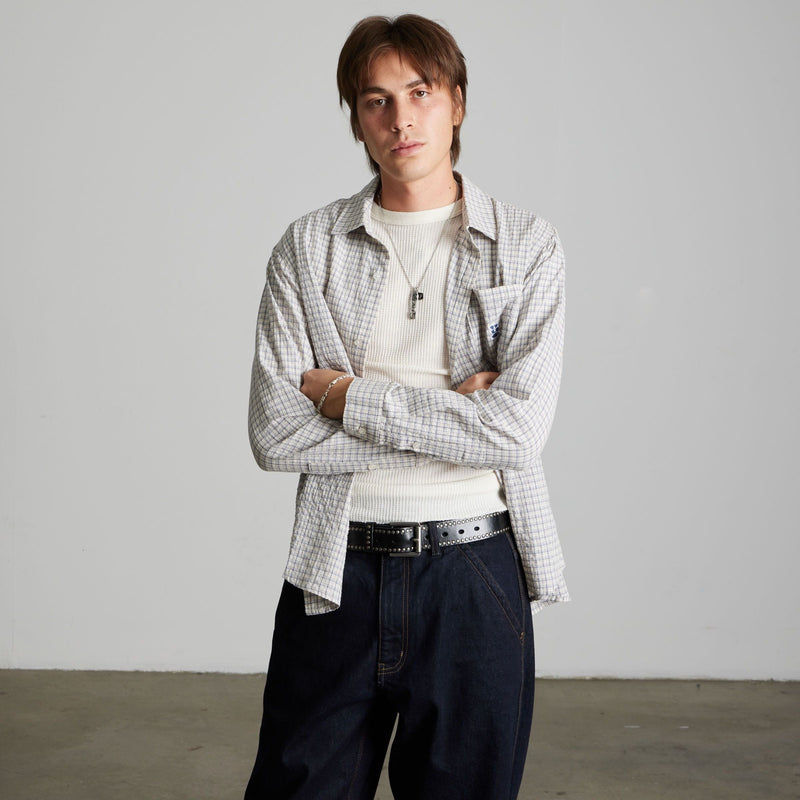 huf camicie Megablast Ls Woven Top