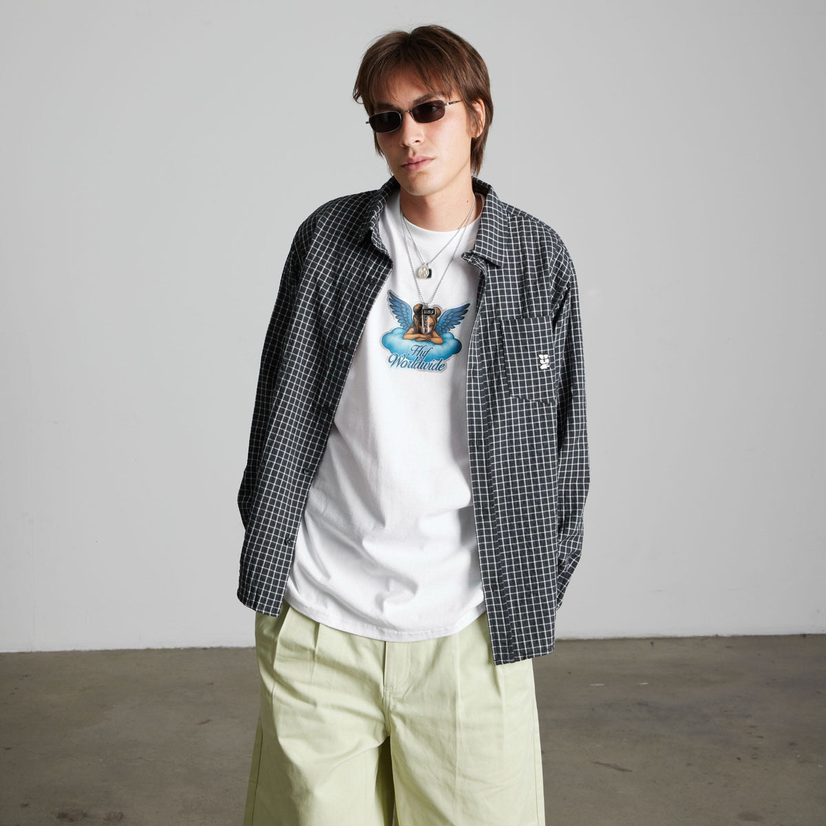 huf camicie Megablast Ls Woven Top