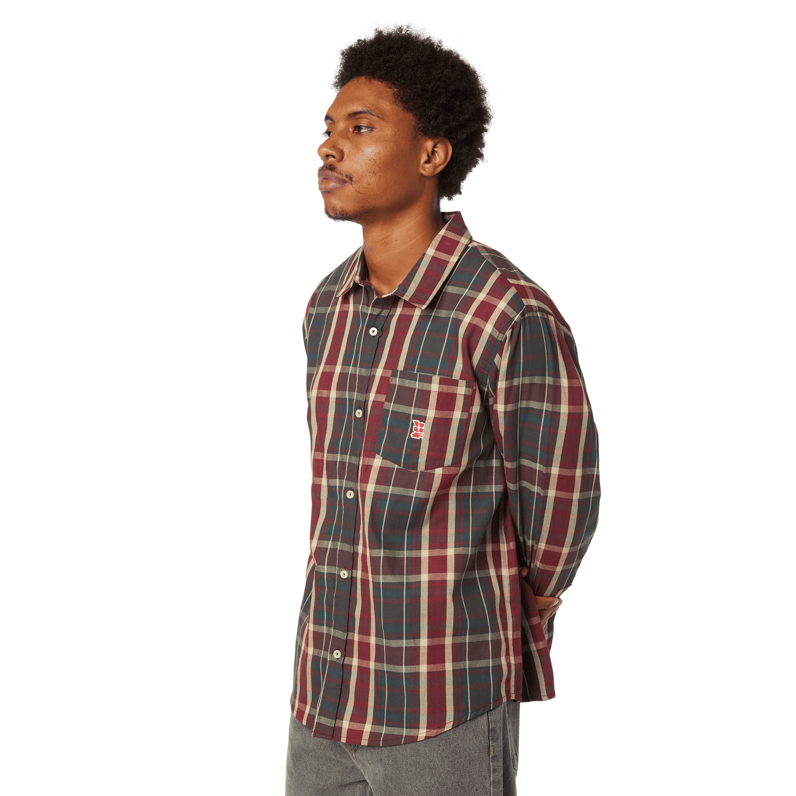 huf camicie Megablast Plaid L S Shirt
