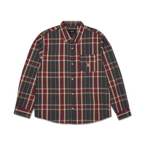 camicie huf MEGABLAST PLAID L S SHIRT