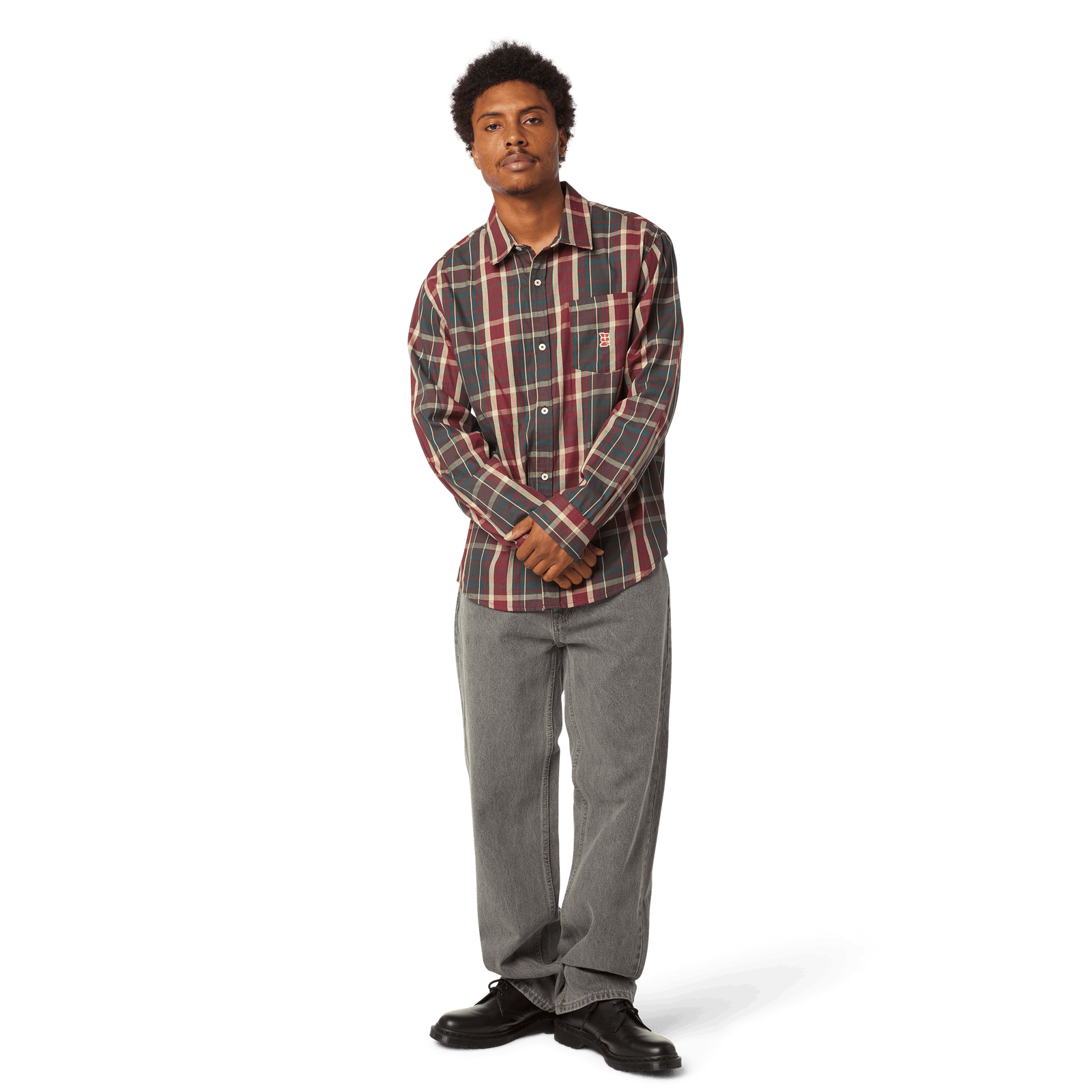 huf camicie Megablast Plaid L S Shirt