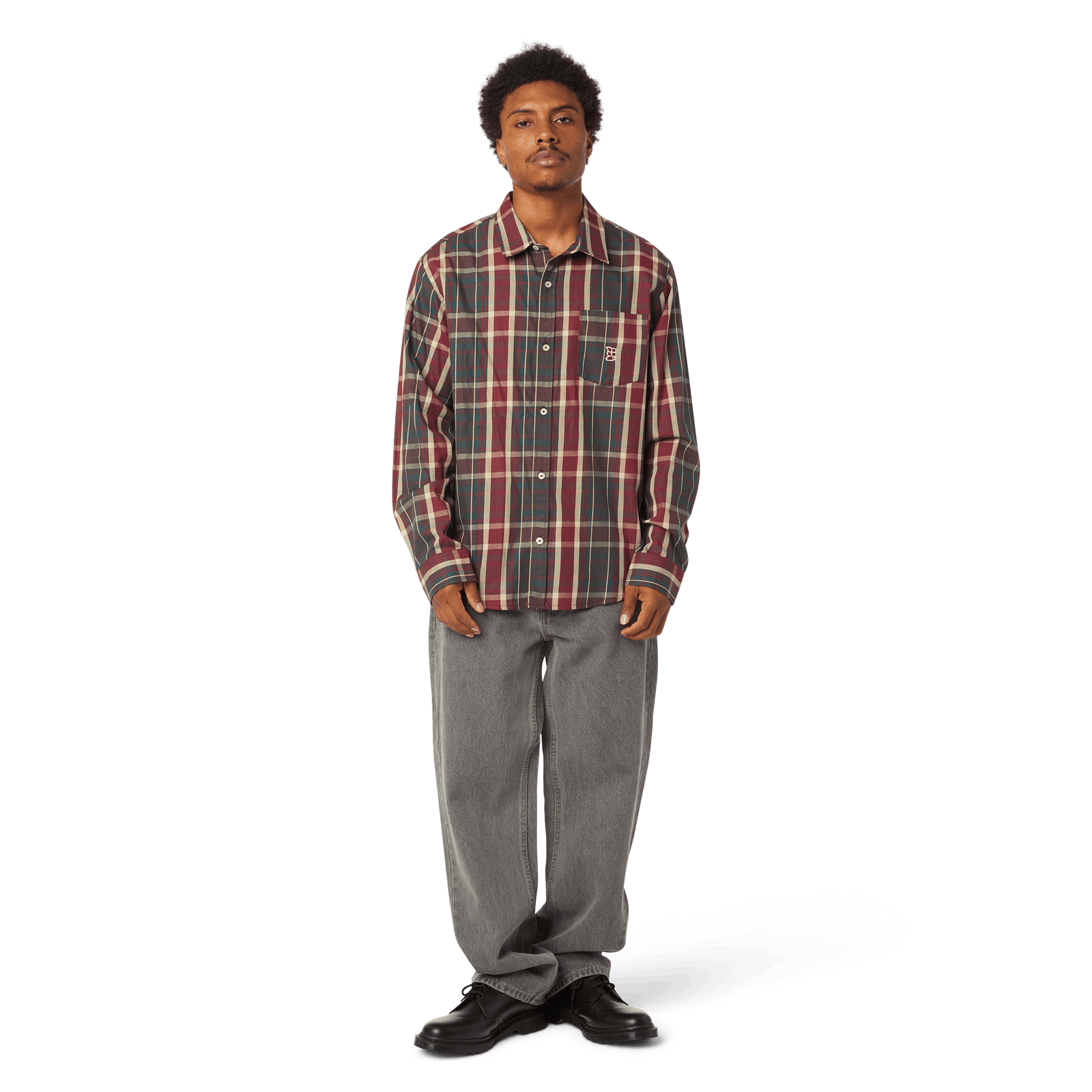 huf camicie Megablast Plaid L S Shirt