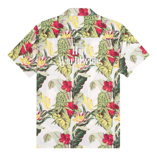 huf Paraiso Resort S/S Woven Shirt Natural foto 2