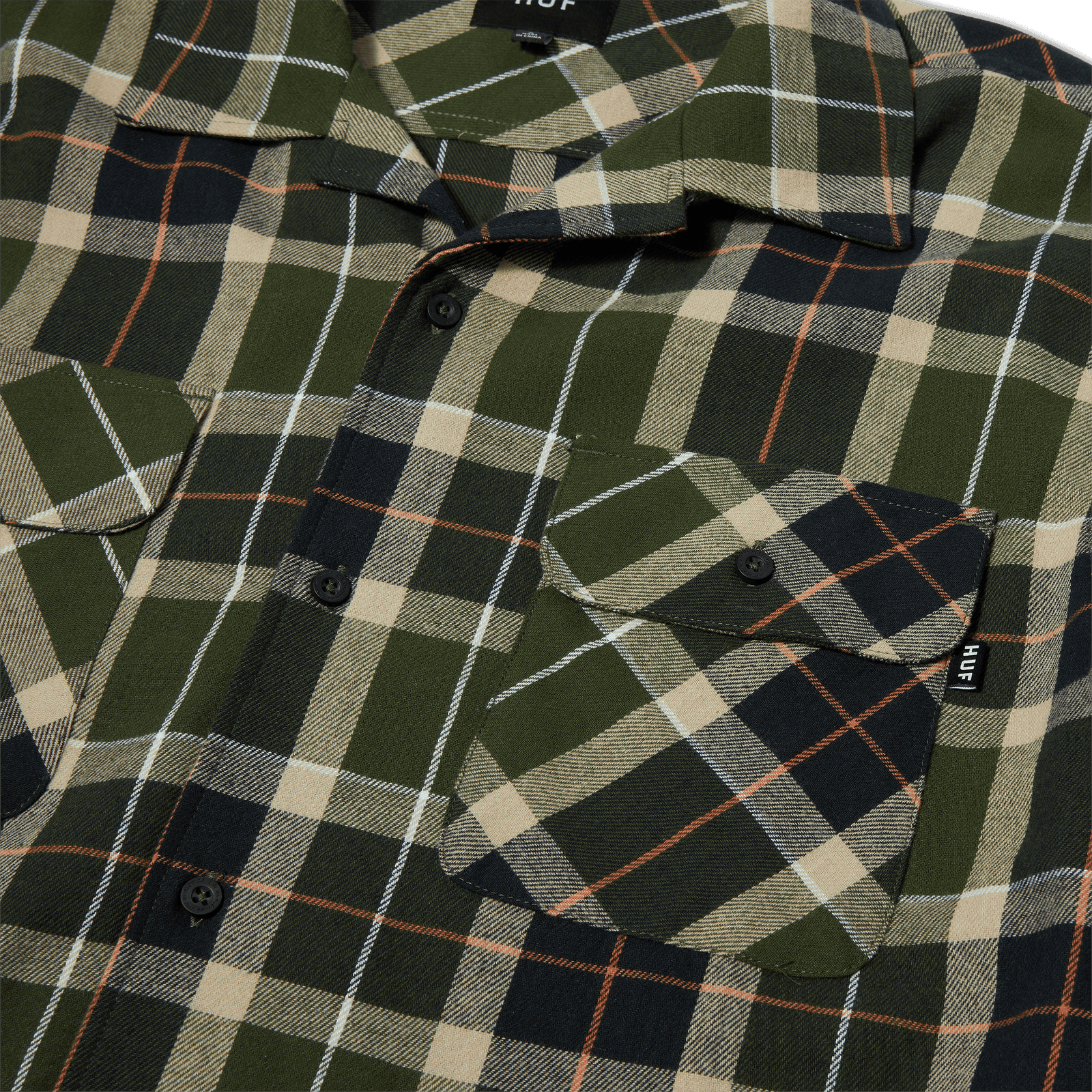 huf camicie PRESCOTT FLANNEL SHIRT
