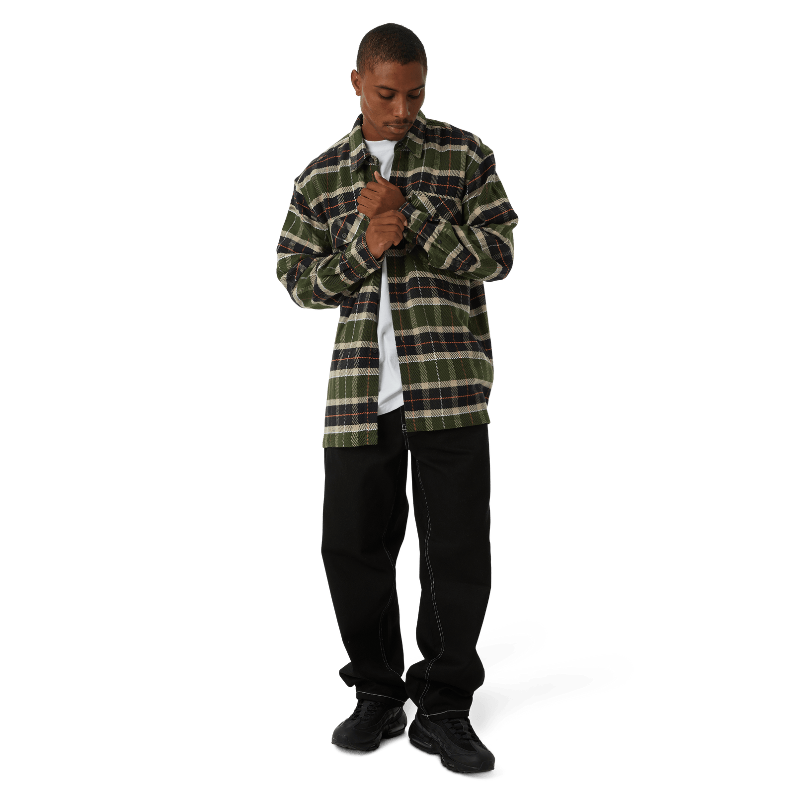 huf camicie PRESCOTT FLANNEL SHIRT