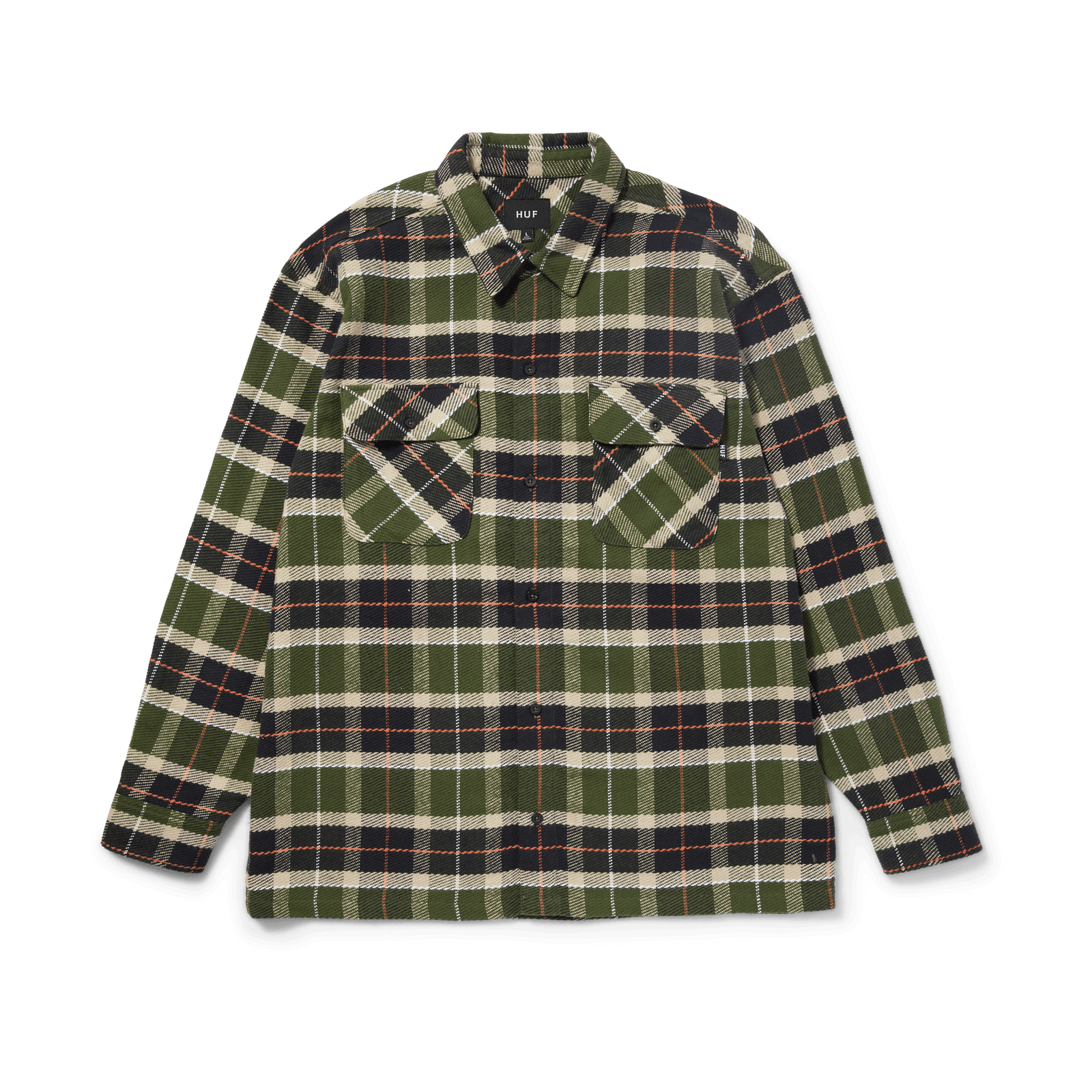 huf camicie PRESCOTT FLANNEL SHIRT