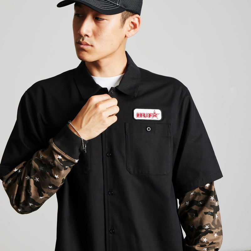 huf camicie Shadows Ls Work Shirt