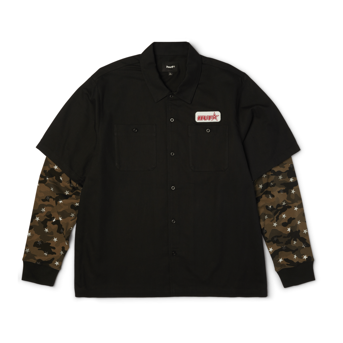 huf camicie Shadows Ls Work Shirt