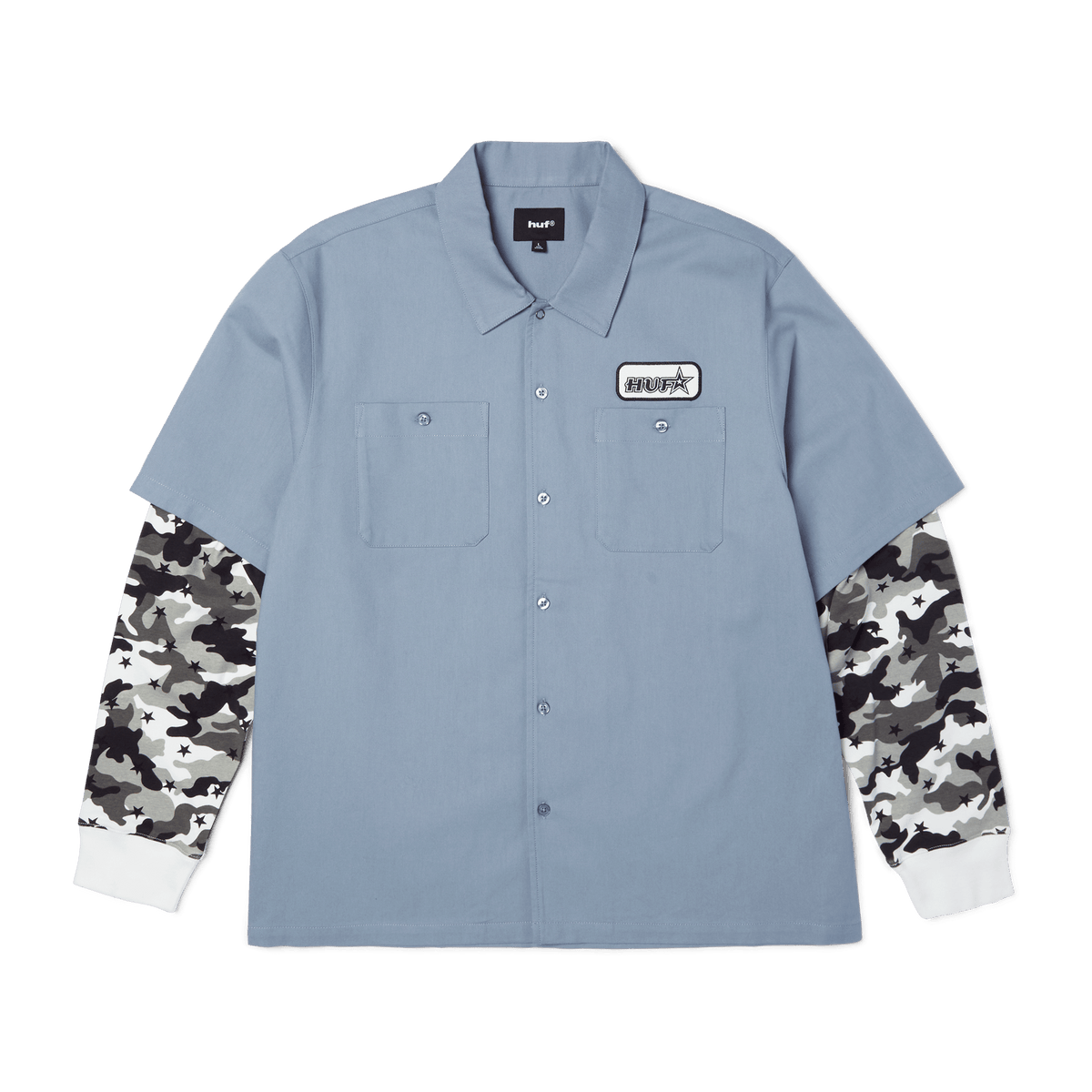huf camicie Shadows Ls Work Shirt