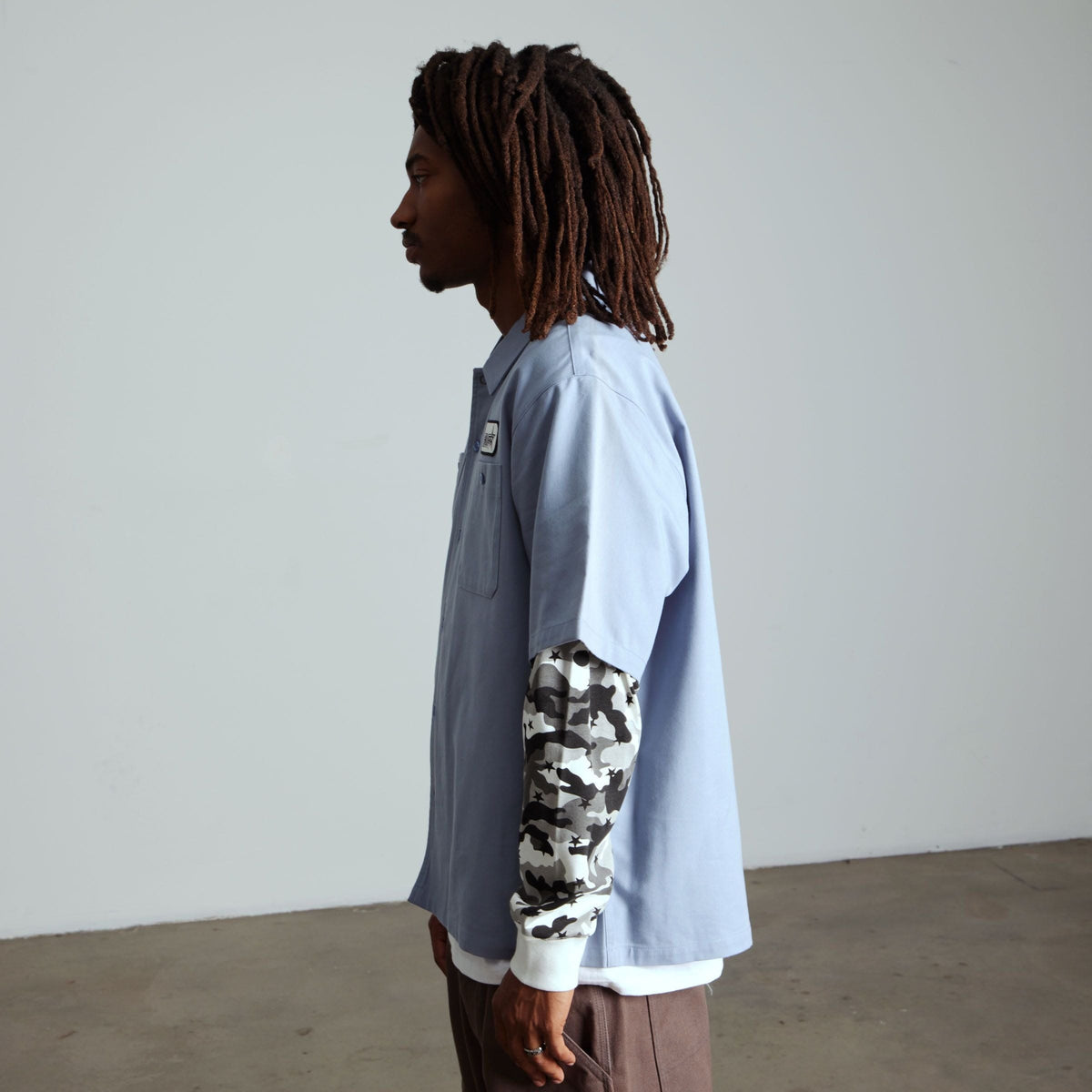 huf camicie Shadows Ls Work Shirt