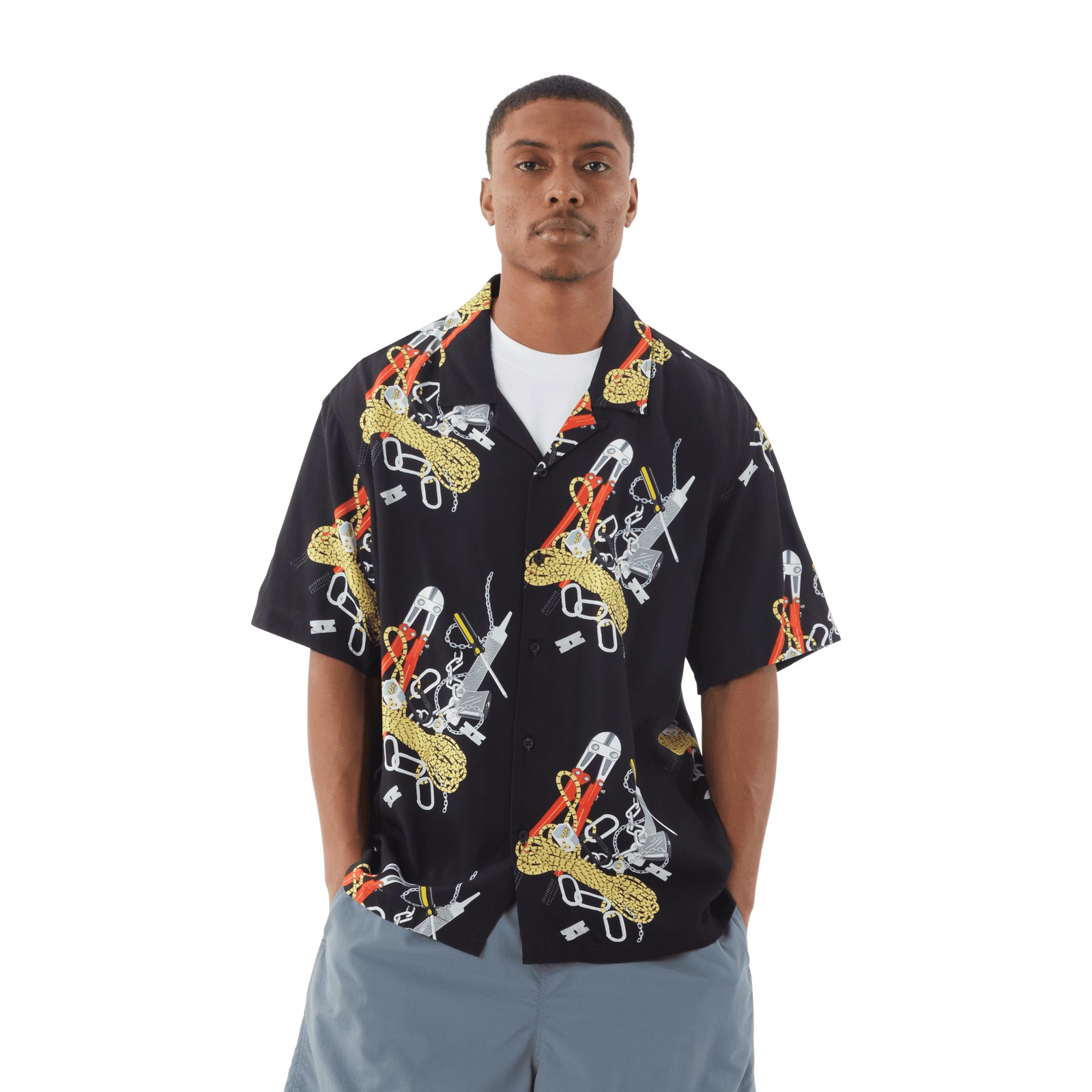 huf camicie Skidrokyo S S Resort Top