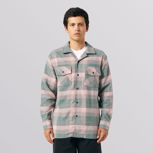 huf SMASH FLANNEL OVERSHIRT - PINK foto 4