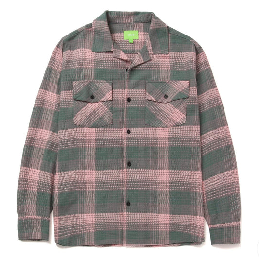 huf SMASH FLANNEL OVERSHIRT - PINK foto 1