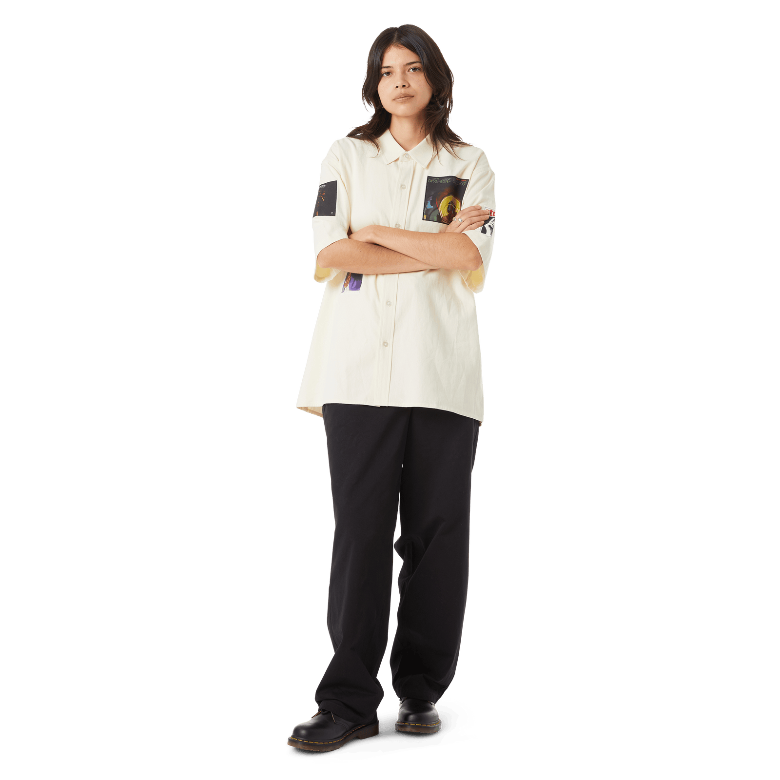 huf camicie Stax Patches Button Up