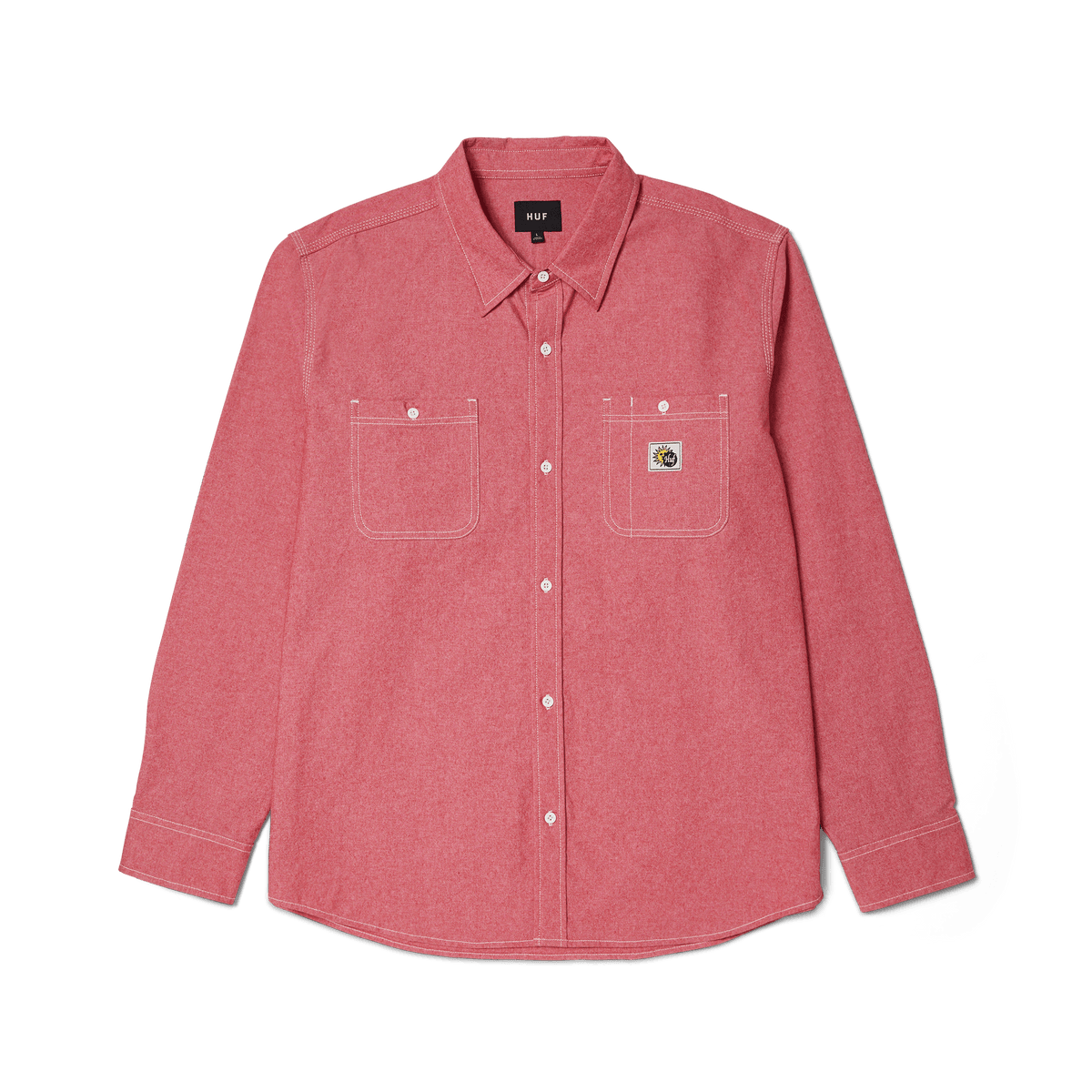 huf camicie Total Eclipse Chambray Shirt
