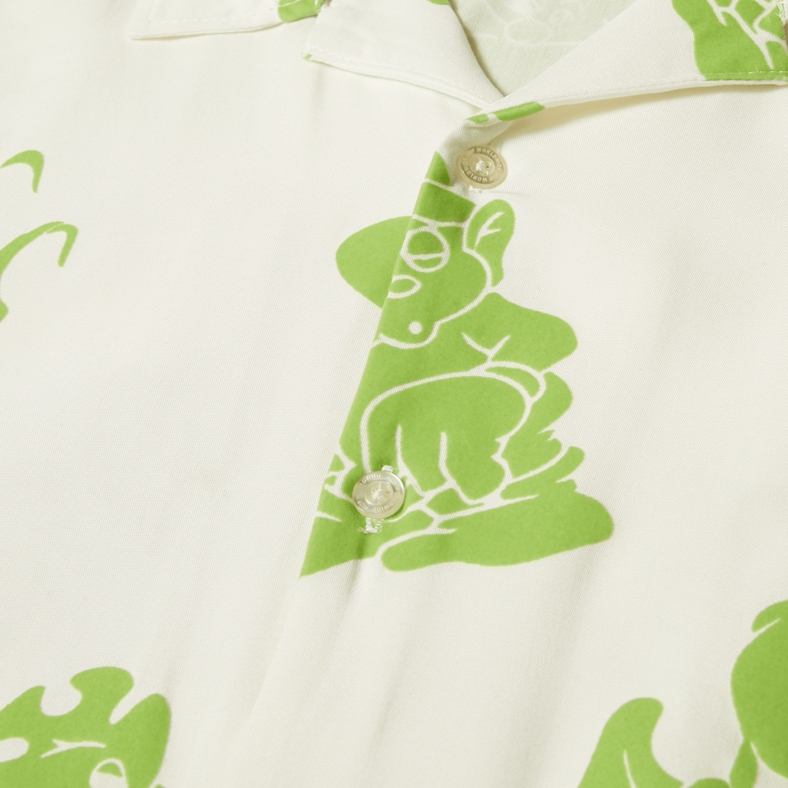 huf camicie Trip Flocked S S Resort Shirt