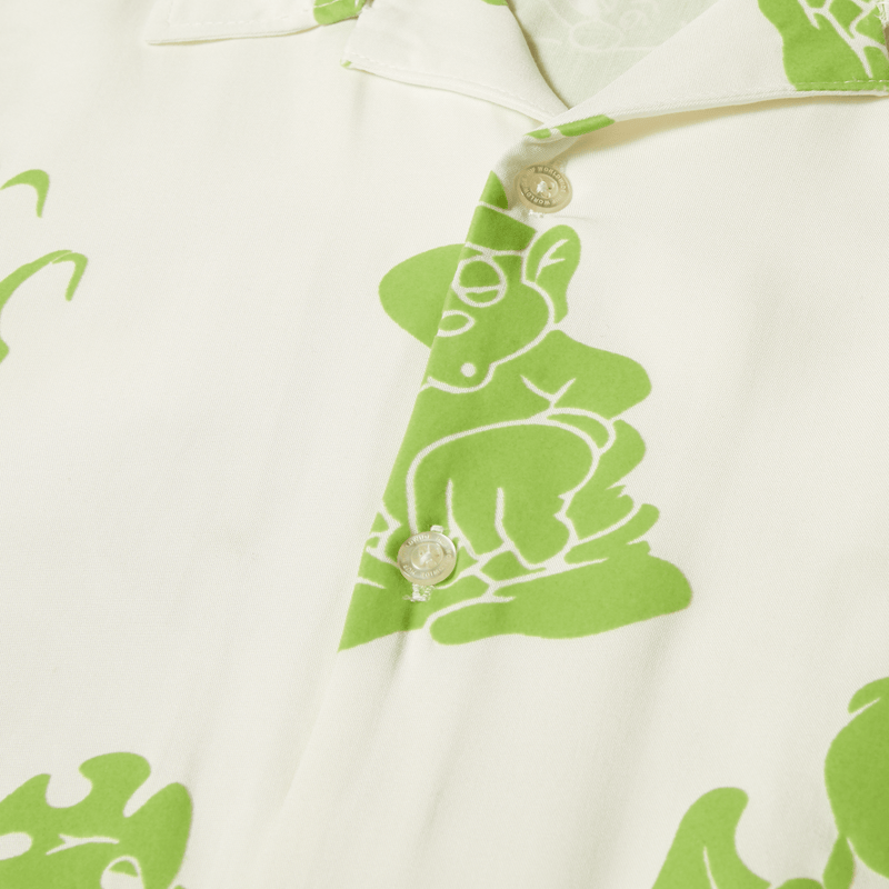 huf camicie Trip Flocked S S Resort Shirt