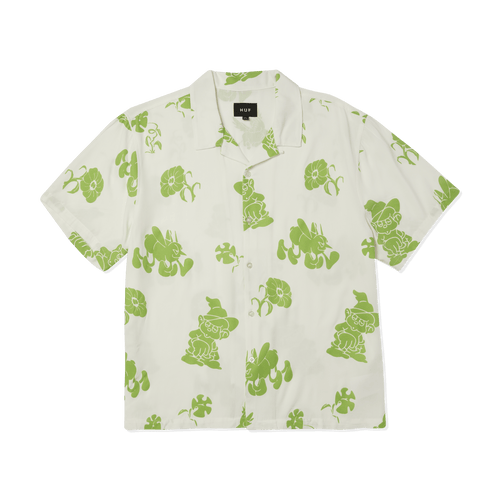 camicie huf TRIP FLOCKED S S RESORT SHIRT