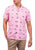 camicie hurley FLOURISH WOVEN S/S PINK