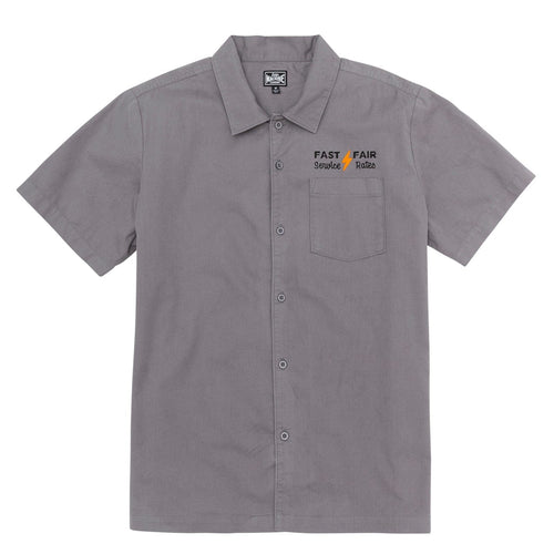 camicie loser machine MONTES WOVEN - CHARCOAL