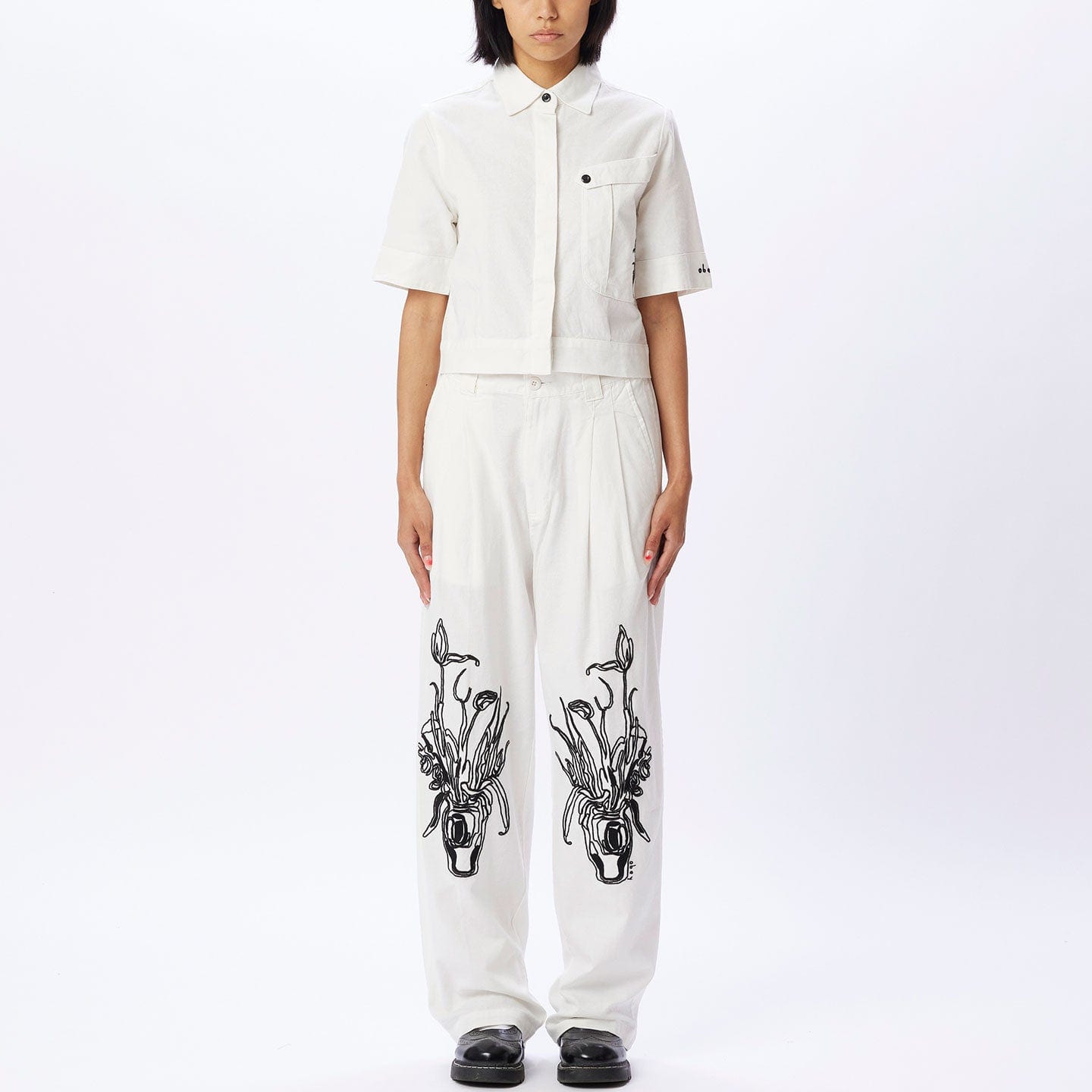 obey camicie ADELINA WORK SHIRT SS MATCHING SETS