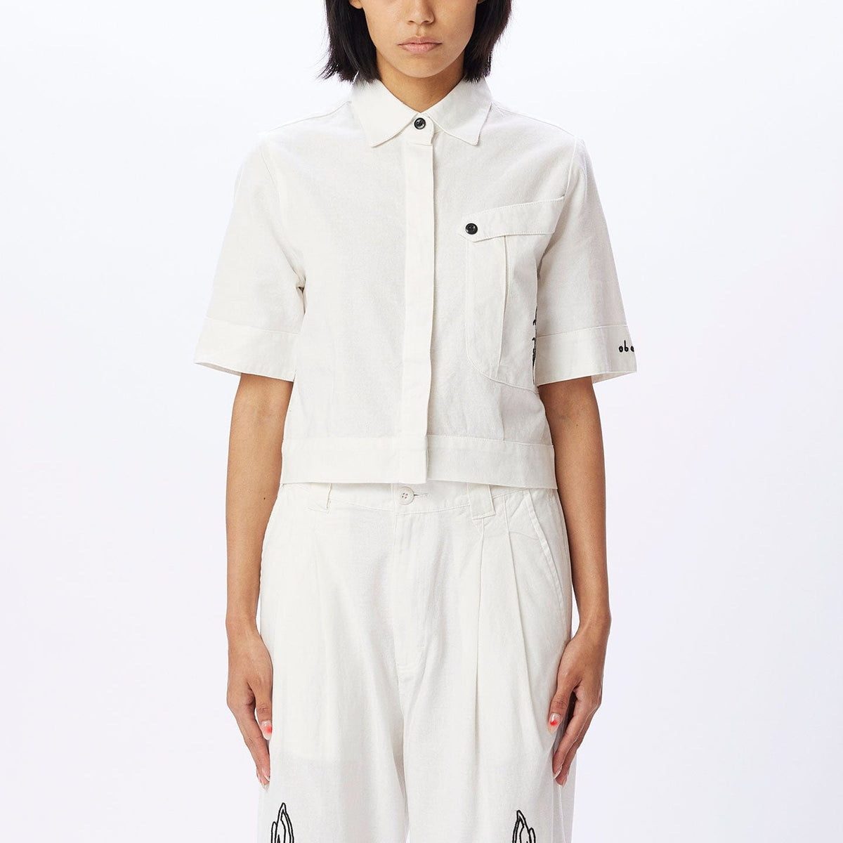 obey camicie ADELINA WORK SHIRT SS MATCHING SETS