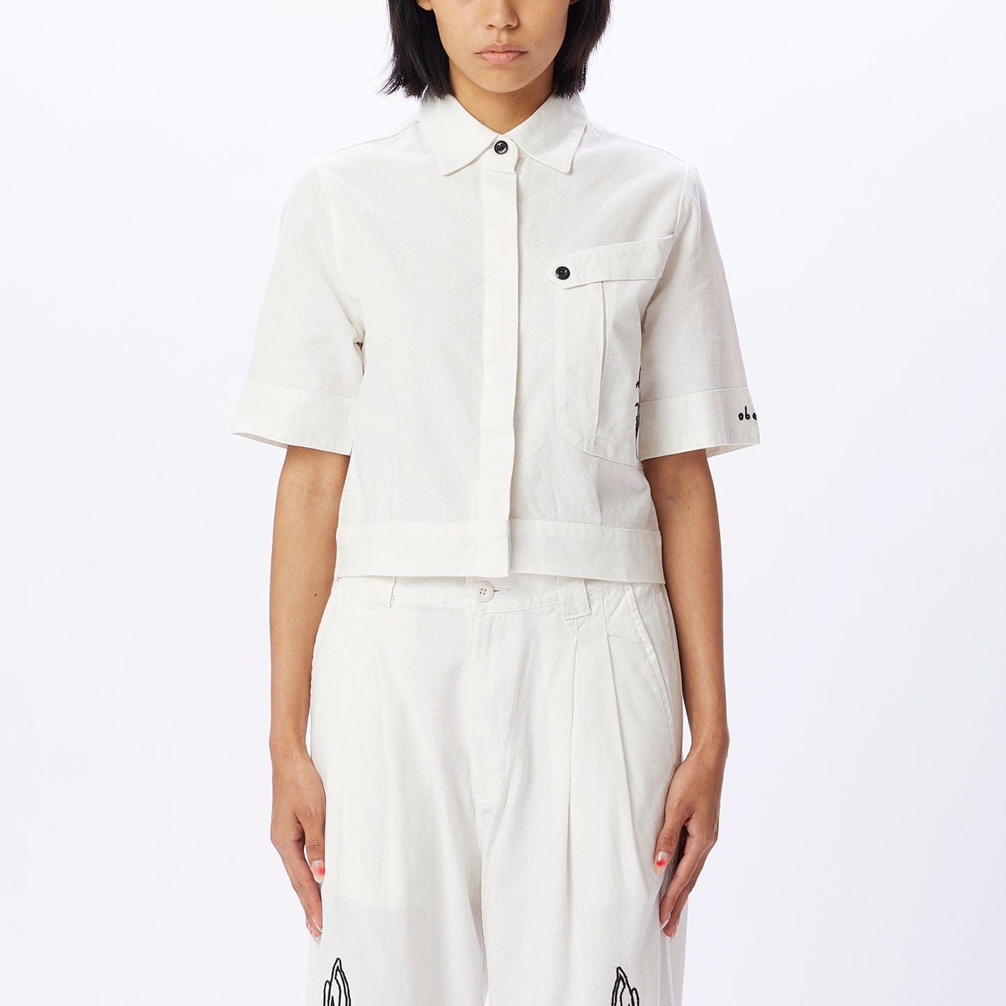 obey camicie ADELINA WORK SHIRT SS MATCHING SETS