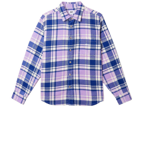 camicie obey BENNY CORD WOVEN LS