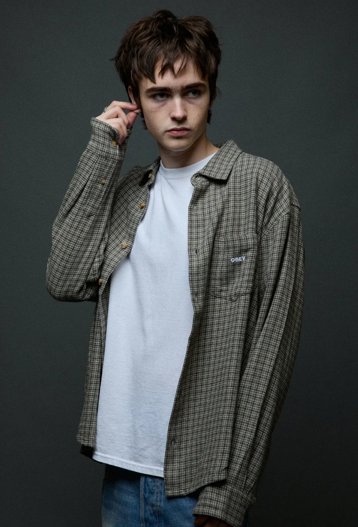obey camicie Bigwig Jack Woven Ls
